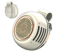 Petit ventilateur à pince - Refroidissement silencieux à affichage numérique à 5 vitesses - Petit ventilateur de refroidissement portable pour femme, tour de cou, table de bureau, chambre à coucher, b
