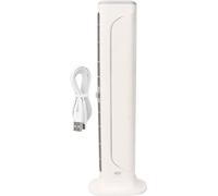 Petit ventilateur de bureau rechargeable par USB, 3 vitesses, fixation par clip