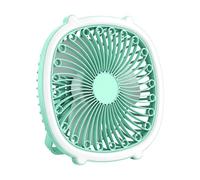 Petit ventilateur mural avec lumière USB rechargeable 3 vitesses silencieux | Ventilateur de table portable pour la maison, le bureau, les toilettes, la cuisine, le dortoir, la chambre à coucher