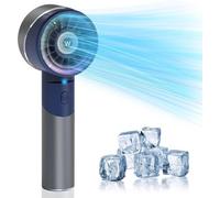 Petit ventilateur portable bleu de taille compacte