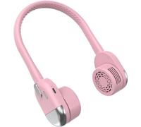 Petit ventilateur portable rechargeable par USB, refroidissement à 360°, 3 vitesses, pour l'intérieur et l'extérieur, pour le bureau, les voyages et le sport