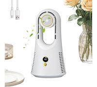 Petit ventilateur sans pale avec diffuseur d'arômes, 6 vitesses,