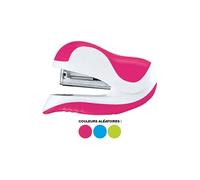 Petite agrafeuse - Pour agrafes 24/6 26/6 - Ergonomique - Coloris aléatoire -