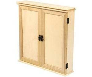 Petite armoire 24 tiroirs 30,2 x 7,2 x 30,3 cm bois - rayher Beige G