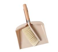 Petite Balayette Mini Pelle à Poussière, Balai à Clavier | Brosse de Nettoyage Beige en PP PET Bois, Pointes Fines pour Desktop et Windowsill