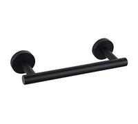 Petite Barre Porte-Serviettes de Cuisine de 22,9 cm en Acier Inoxydable SUS 304 pour Armoire, Barre Porte-Serviettes Murale, Organiseur de Salle de Bain, Noir Mat