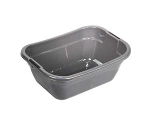 Petite bassine à linge en plastique 23 litres - Gris