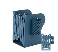 Petite bibliothèque de bureau, petite bibliothèque de bureau | Organisateur d'étagères de livres d'étagère télescopique de table | Organisateur de bureau en métal avec porte-stylos, bibliothèque de s
