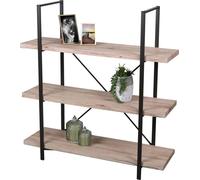 Petite bibliothèque ouverte avec 3 étagères en bois, collection DARYL – Dimensions : 100 x 33 x 106 cm