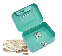 Petite boîte à clés | Boîte de sécurité à serrure à clé Mini Safe Lock Box | Métaux,Caisse à monnaie en métal Coffre-fort Portable pour la vente quotidienne