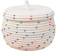 Petite boîte de rangement en coton pour le bureau