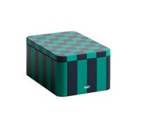 Petite boîte de rangement en étain, verte et bleu foncé, Hay - 5710441351351