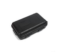 Petite boîte de rangement hermétique et étanche, pour camping et voyage, en plastique, avec doublure en polyéthylène de 3 mm (noir)