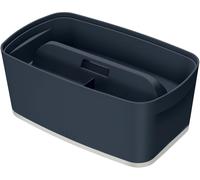 Petite boîte de rangement MyBox Cosy avec organiseur / couvercle ABS gris