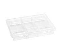 Petite boîte de rangement organisateur Knox 20 cm, couvercle transparent