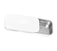 Petite boîte en métal, Boîte en métal avec couvercle, petite boîte de rangement rectangulaire multicolore, plusieurs tailles, 12 pièces(A4-8X3.5X1.1cm)