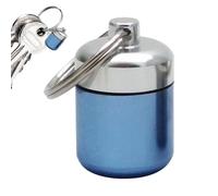 Petite Boîte En Métal - Conception Compacte De Conteneur De Stockage En Aluminium, Système D'étanchéité À Vis Durable, Structure D'organisateur De Poche Portable Et Légère | Voyages D'affaires En Plei