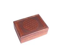 Petite boite Fleur de Vie en bois