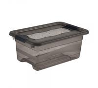 Petite Boîte transparente clipsable 4 litres - Gris