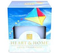 Petite bougie heart and home gardénia, iris et camomille BLANC G
