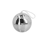 PETITE Boule à facettes 15cm à suspendre, Argent