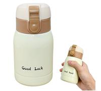 Petite bouteille d'eau, mini thermos 200 ml, bouteille d'eau en acier inoxydable avec paille, bouteille pour enfants pour QIEDOVIEY