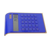 Petite Calculatrice Solaire Bleue en Plastique pour Étudiants, École | Rentrée Scolaire, Portable et Pratique, Facile à Utiliser au Bureau, Légère Pile Bouton