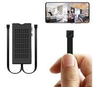 Petite caméra cachée DIY - Full HD 1080p double objectif - Mini caméra espion - Tiny Discreet Nanny Cam - Stockage dans le cloud