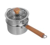 Petite Casserole en Acier Inoxydable avec Poignée pour Lait et Sauces | Profil Compact Moderne, Versement Précis, pour Beurre, Eau de Thé, Préparation Pâtisserie et Petites Portions