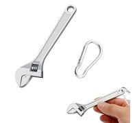 Petite clé à molette de 10,2 cm - Compacte et portable avec ouverture de 13 mm, construction en acier au carbone, idéale pour les réparations domestiques, l'entretien de la voiture et les projets de