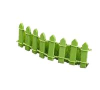 Petite clôture en bois 10 pièces Pour Les Jardins,Les Pots De Fleurs | Micro-ornements paysagers, mini-ornements de clôture(Green)