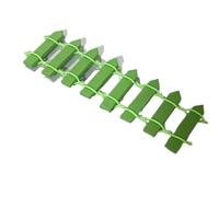 Petite clôture en bois 10 pièces Pour Les Jardins,Les Pots De Fleurs | Micro paysage mini ornements clôture jardinage équipement d'aménagement paysager(Green)