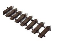 Petite clôture en bois 10 pièces Pour Les Jardins,Les Pots De Fleurs | Micro paysage mini ornements clôture jardinage équipement d'aménagement paysager(Black)