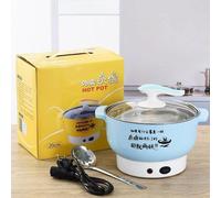 Petite cocotte électrique 1,8 L, 400-800 W, paroi intérieure en acier inoxydable, protection contre la surchauffe