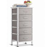 Petite commode avec 5 tiroirs en tissu
