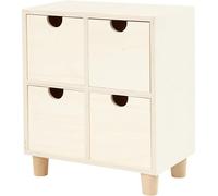 Petite commode en bois : hauteur 23 cm, profondeur 11,5 cm, largeur 20 cm