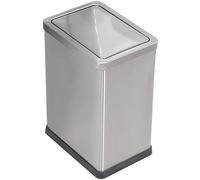 Petite corbeille à papier en métal de 2,6 litres pour le bureau ou la salle de bains