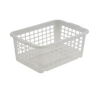 Petite Corbeille en plastique grise ou naturel - Naturel