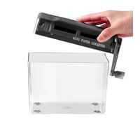 Petite déchiqueteuse - Machine de découpe manuelle compacte pour bureau | Design pratique pour un papier de coupe manuel facile, gestion des documents de bureau et déchet