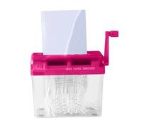 Petite déchiqueteuse - Machine de découpe manuelle compacte pour bureau | Design pratique pour un papier de coupe manuel facile, gestion des documents de bureau et déchet