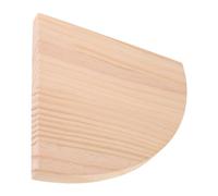 Petite Étagère D’angle Murale en Bois, Forme Triangle, 8x8x0,6 | Salle de Bain et Salon, Surface Lisse, Stabilité Renforcée, pour Photo et Plante