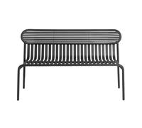 Petite Friture - Banc avec dossier Noir
