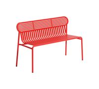 Petite Friture - Banc avec dossier Rouge