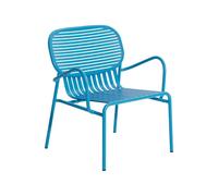 Petite Friture - Fauteuil bas empilable Bleu