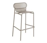 Petite Friture - Tabouret haut empilable Beige