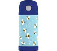 Thermos Gourde isotherme FUNTAINER Straw Bottle inox paille 12h froid 0,35l abeilles