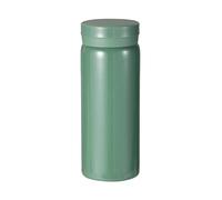 Petite Gourde Isotherme - Bouteille d’Eau Mignonne, Thermos Isolé Sous Vide pour Boissons Chaudes et Froides, Garde 12H Chaud & 6H Froid (200 ml) Vert