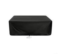 Petite housse de protection extérieure pour barbecue à gaz 25 x 18 x 15 cm | Tissu 210D, design anti-poussière, compatible avec les plaques de cuisson de 81,3 x 66 x 43,2 cm, finition noire