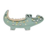 Petite Lampe Veilleuse Crocodile Kaki Pastel