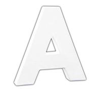 Petite lettre A 12cm - Blanc